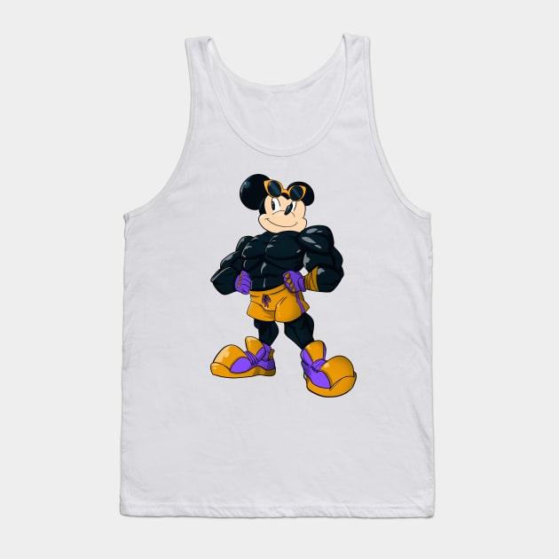 Fit Micky Mouse Tank Top by Jacked Cartoons